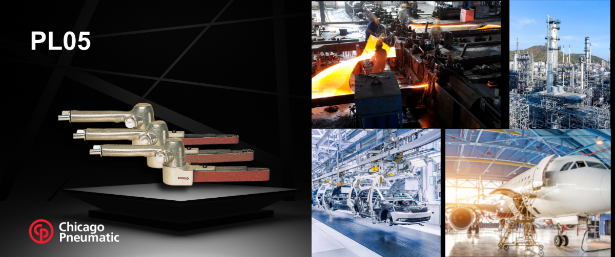 Chicago Pneumatic welcomes the PL05 Belt Sander to its tools range ...
